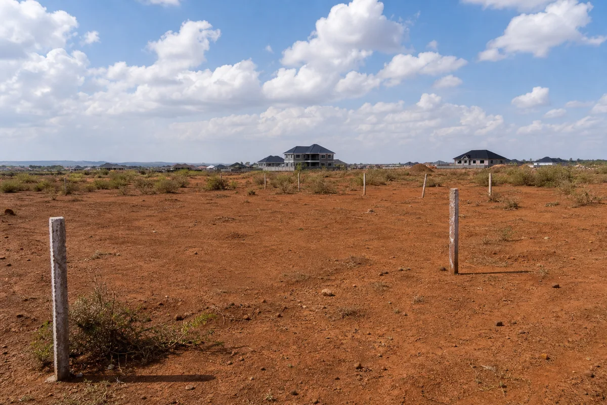 Demonstration view of Residential Plot near Kitengela